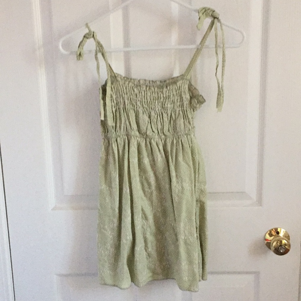 scott Green Floral Tank